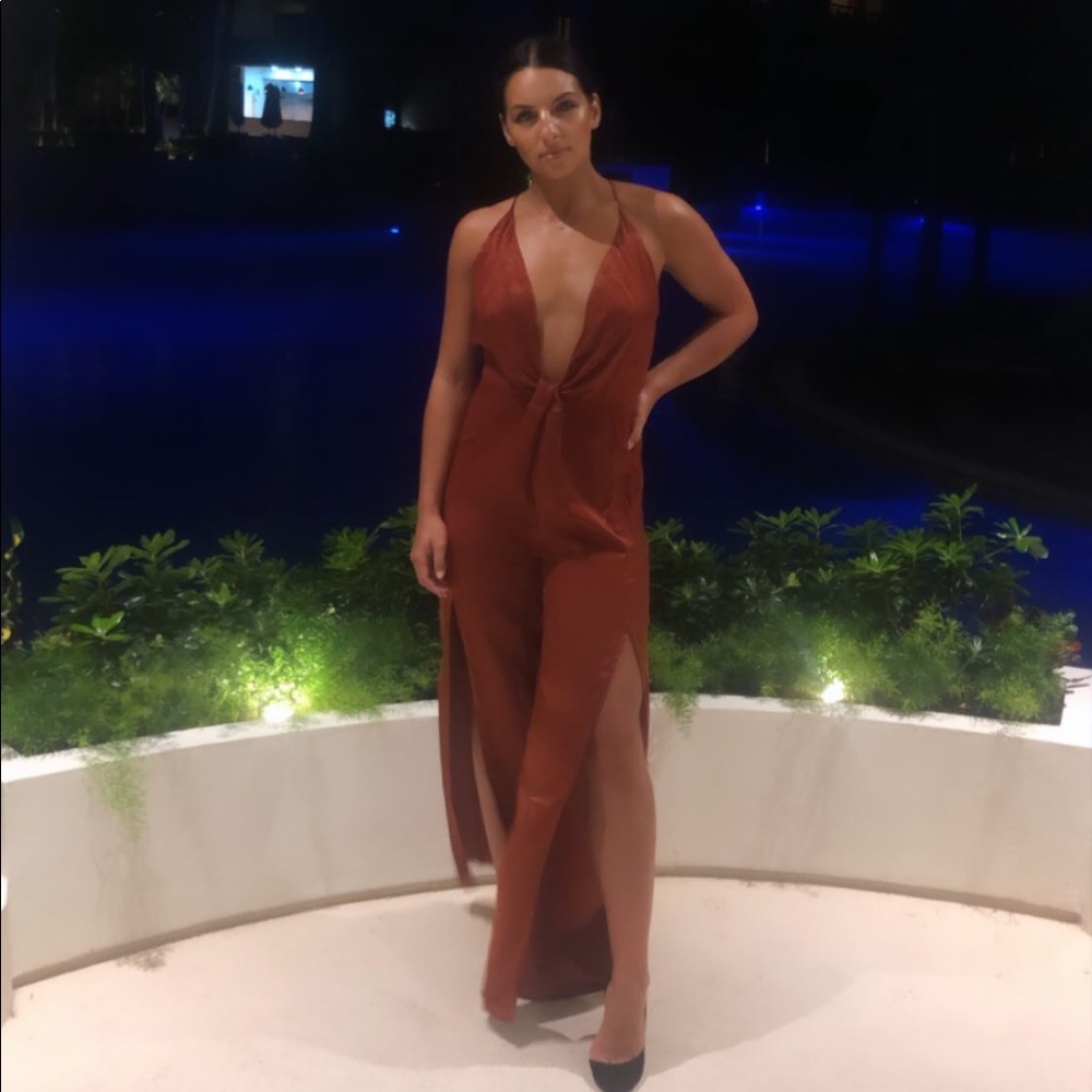 Rust Jumpsuit - Picture 2 of 3